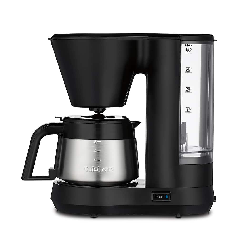 Cuisinart DCC-5570NAS 5-cup compact coffee maker with stainless steel carafe