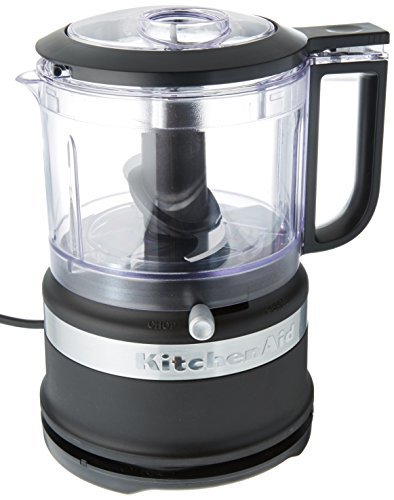 KitchenAid KFC3516 compact 3.5-cup food chopper in matte black