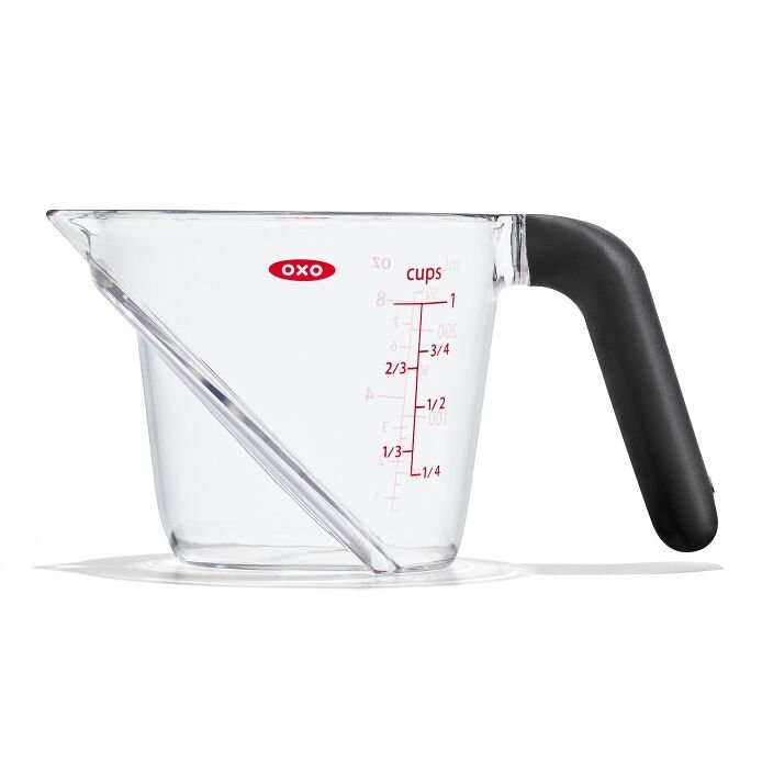 OXO Good Grips 1-Cup Angled Measuring Cup for small kitchens