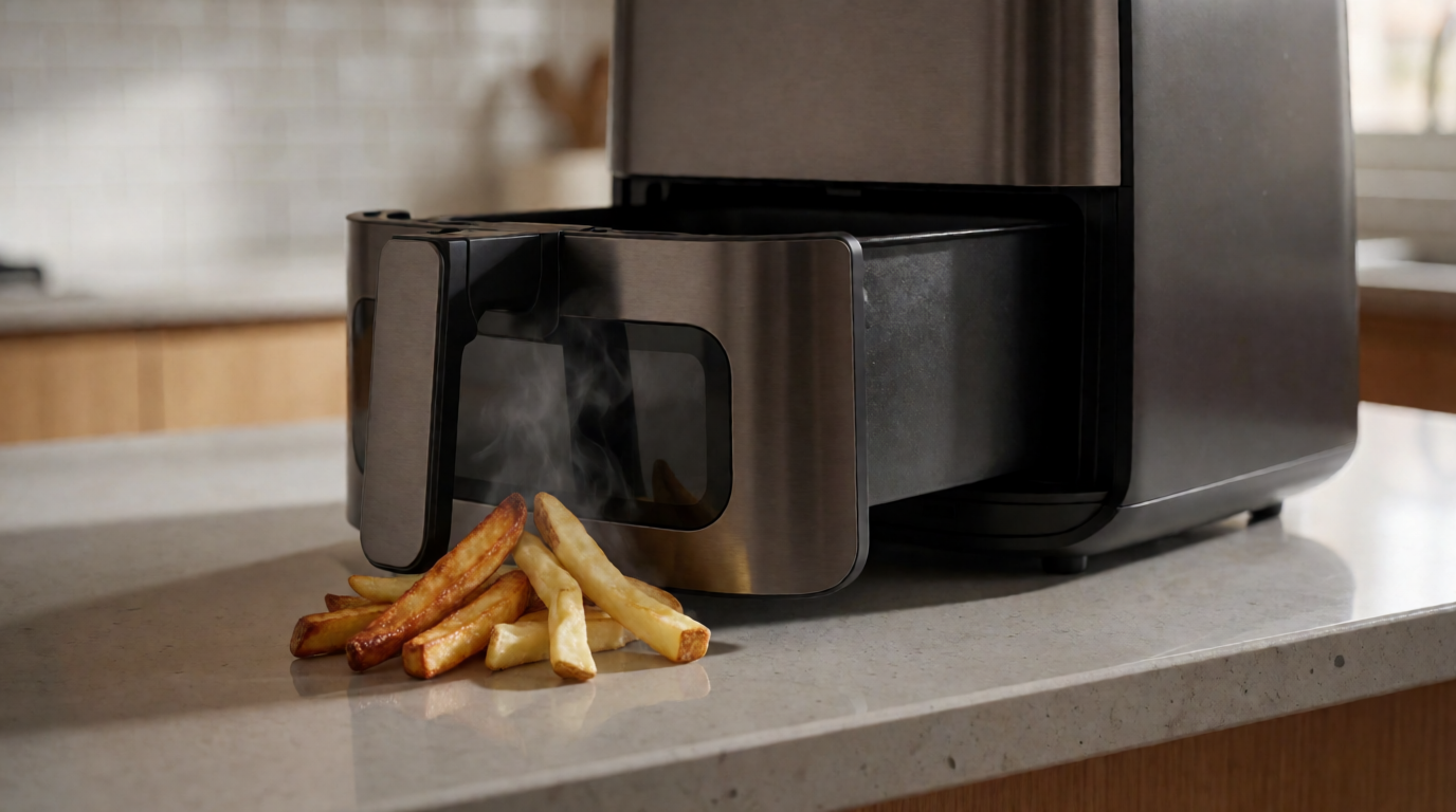 Compact kitchen counter for a small appliance