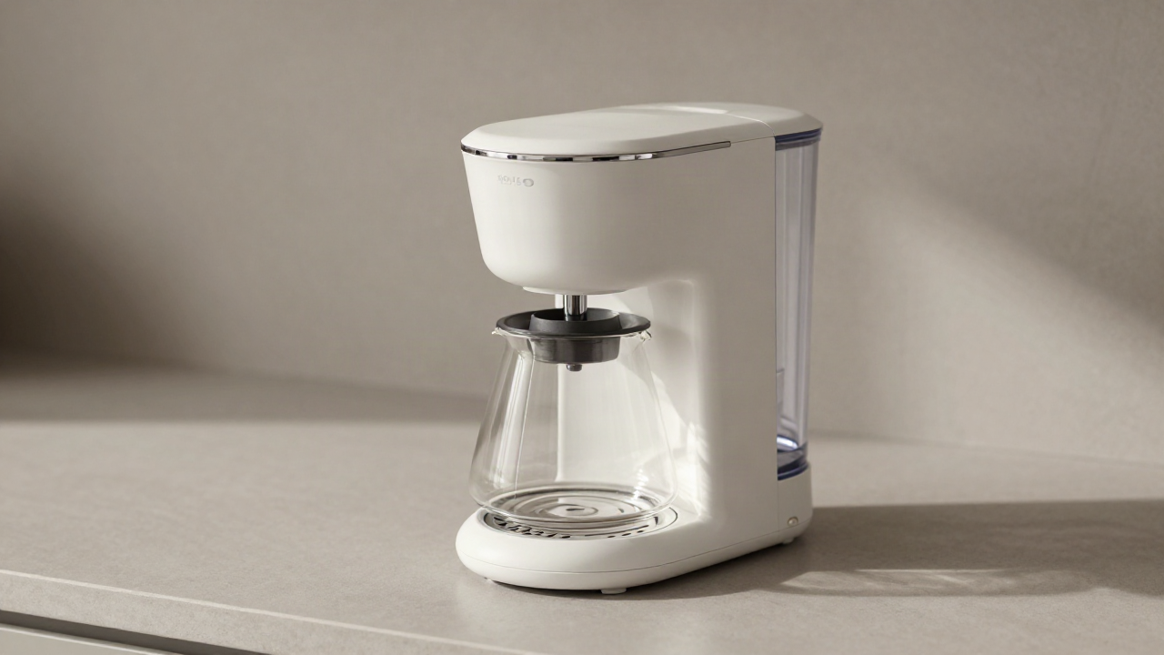 Compact coffee maker for a small kitchen